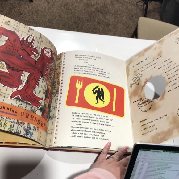 The Monster Oligist by Bobbi Katz Illustrated by Adam McCauley hardcover book - Picture 5 of 7